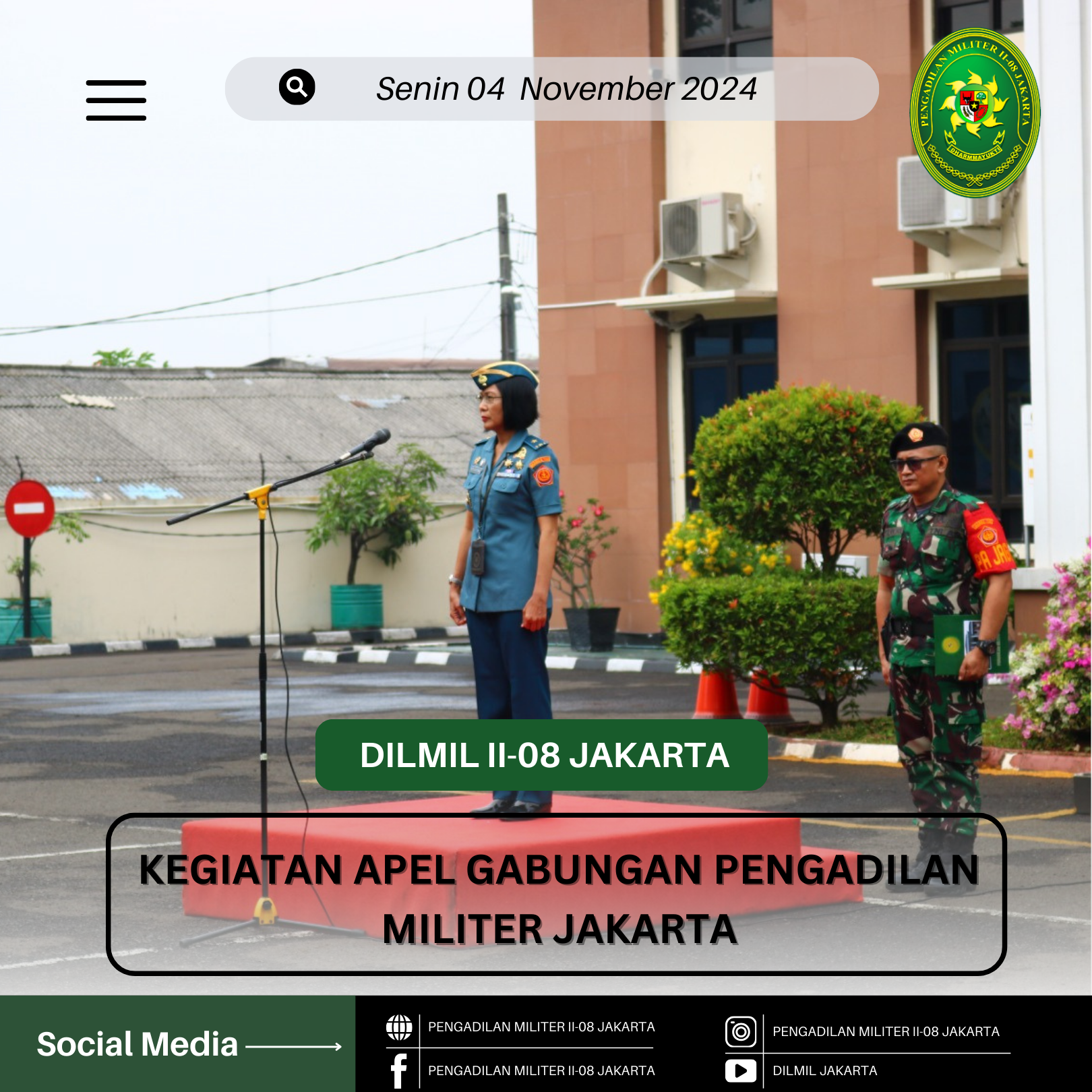 APEL GABUNGAN PENGADILAN MILITER JAKARTA